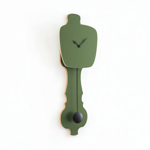 Horloge murale vert brume