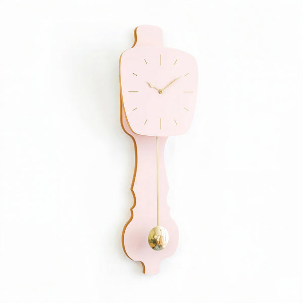 Wandklok Pastel Roze
