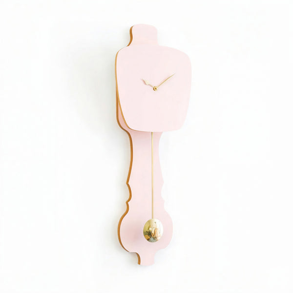 Wandklok Pastel Roze