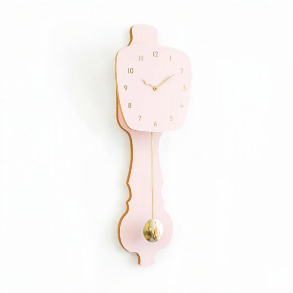 Wandklok Pastel Roze
