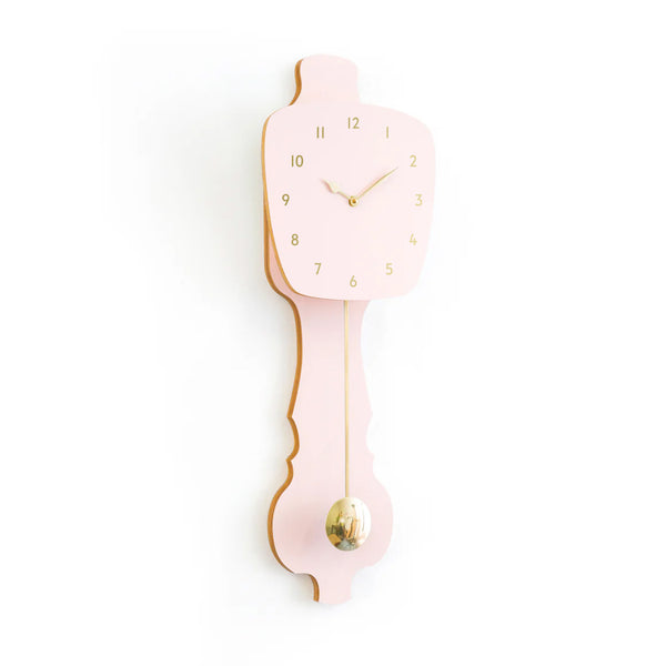 Wall Clock Pastel Pink