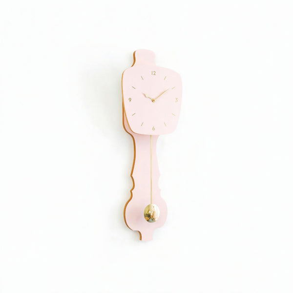 Wandklok Pastel Roze