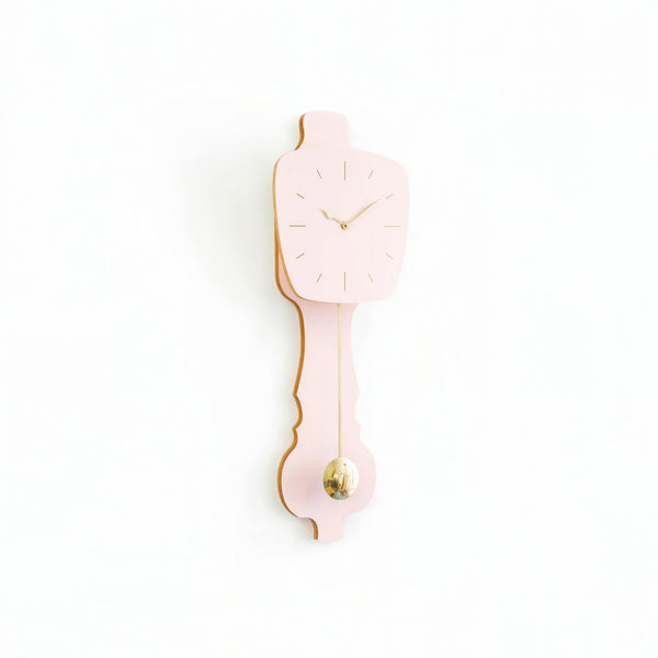 Wandklok Pastel Roze