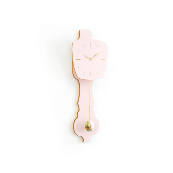 Wall Clock Pastel Pink