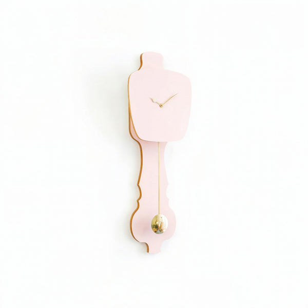 Wandklok Pastel Roze