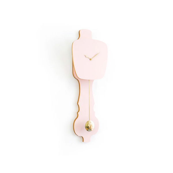 Wall Clock Pastel Pink