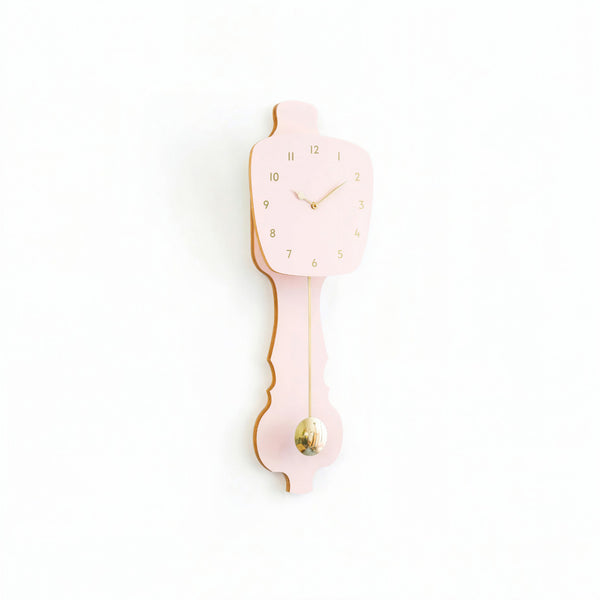 Wandklok Pastel Roze