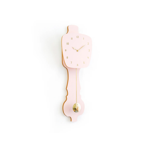 Wall Clock Pastel Pink