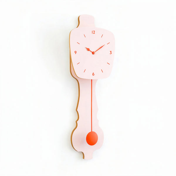 Wall Clock Pastel Pink