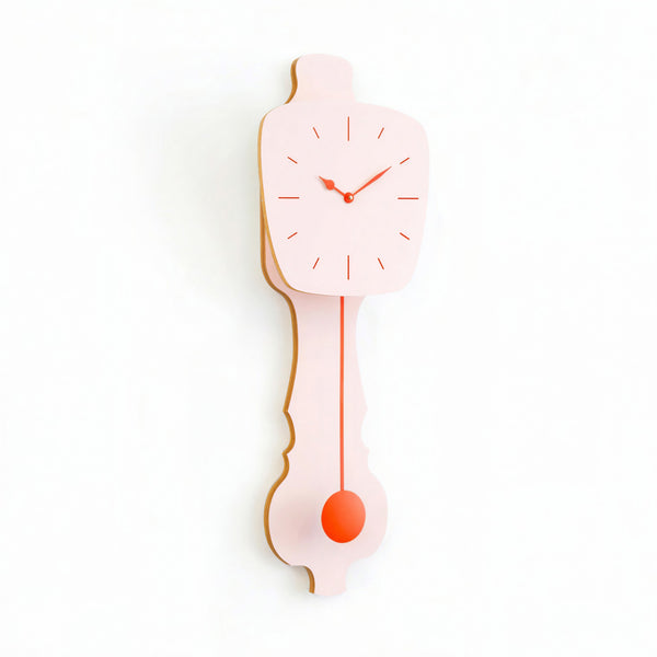 Wandklok Pastel Roze