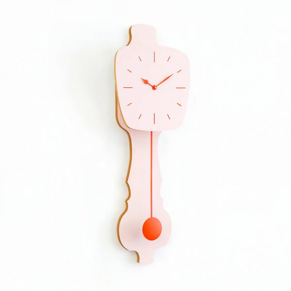 Wall Clock Pastel Pink