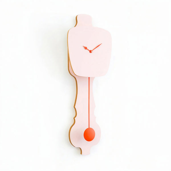 Wandklok Pastel Roze