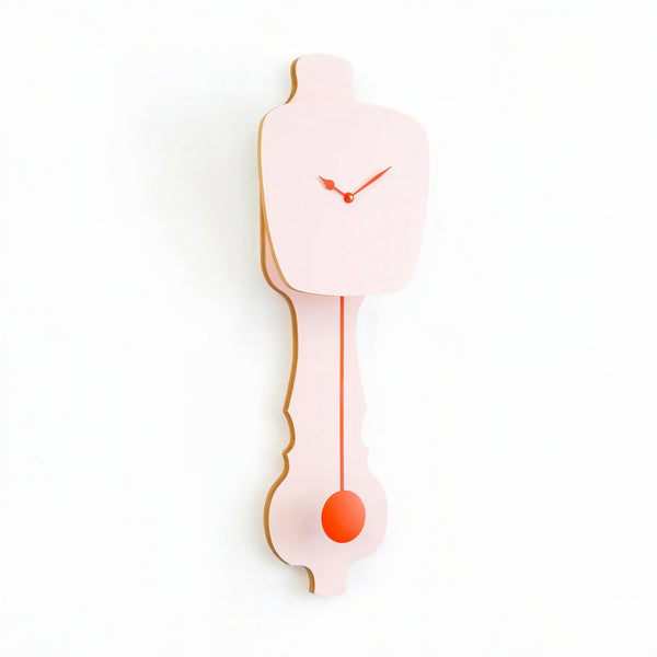 Wall Clock Pastel Pink