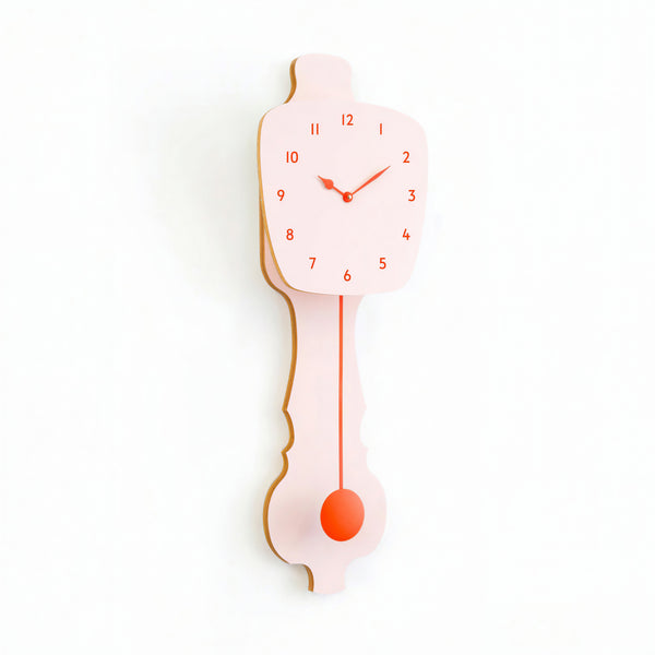 Wall Clock Pastel Pink