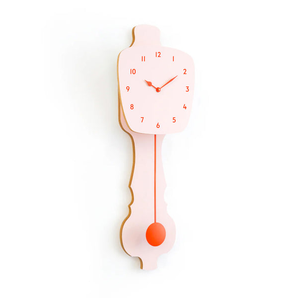 Wall Clock Pastel Pink