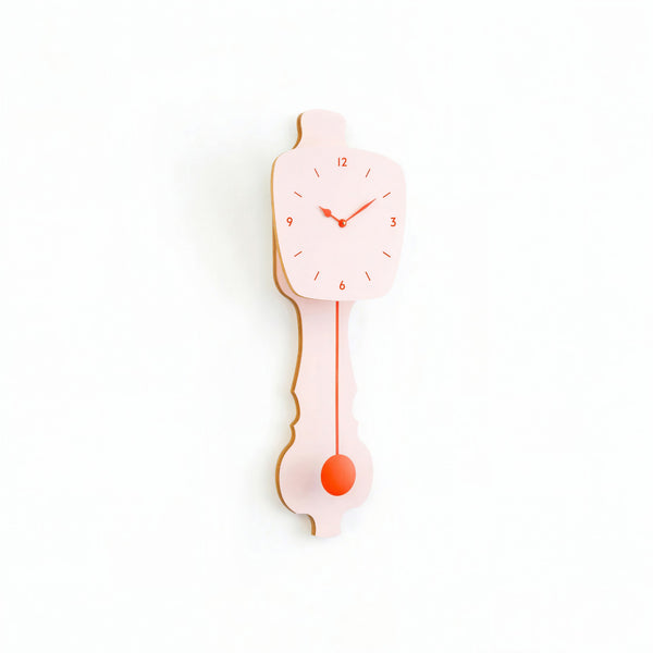 Wandklok Pastel Roze