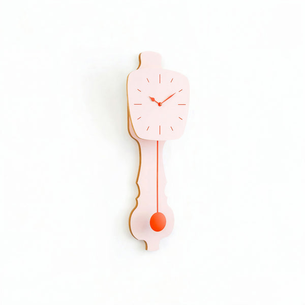 Wandklok Pastel Roze