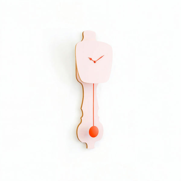 Wandklok Pastel Roze