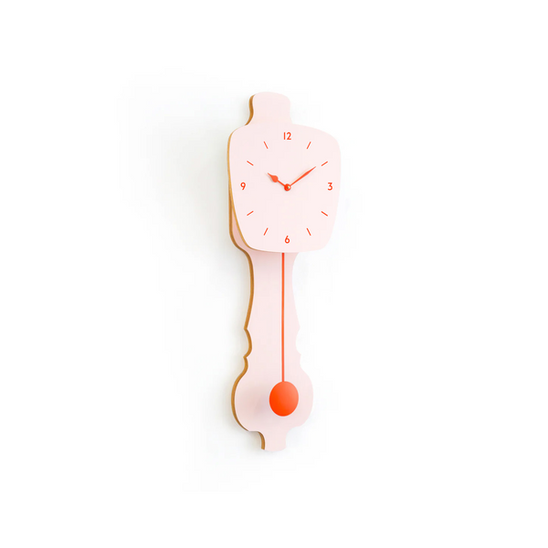 Wall Clock Pastel Pink