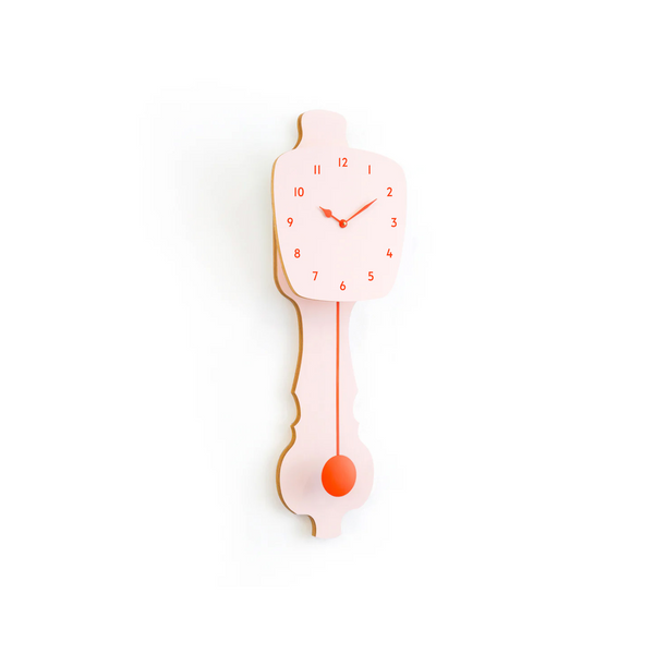 Wall Clock Pastel Pink