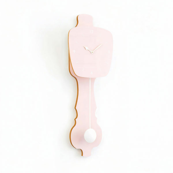 Wandklok Pastel Roze