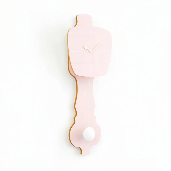 Wandklok Pastel Roze