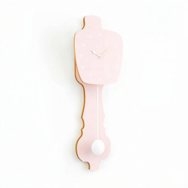 Wandklok Pastel Roze