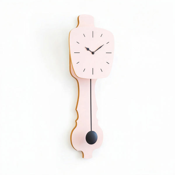 Wandklok Pastel Roze