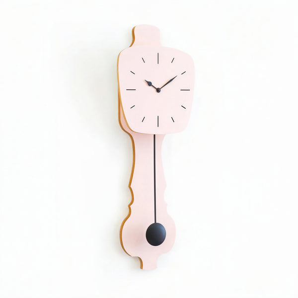 Wall Clock Pastel Pink