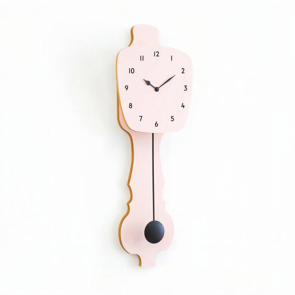 Wall Clock Pastel Pink