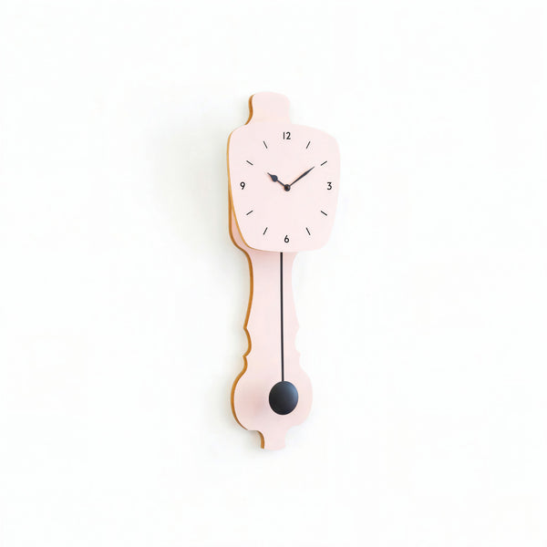 Wandklok Pastel Roze