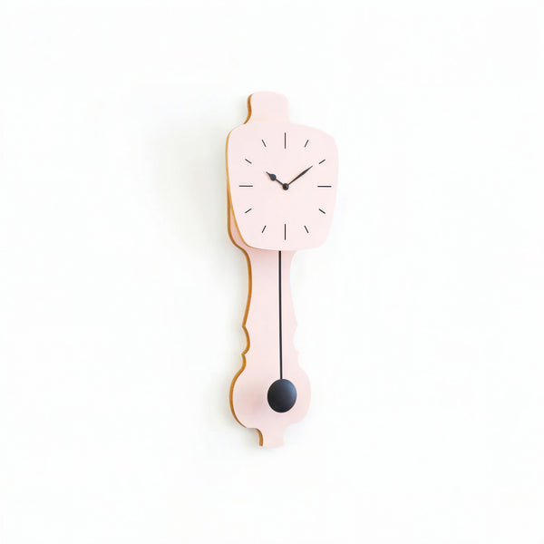 Wandklok Pastel Roze