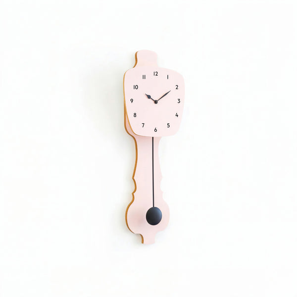 Wandklok Pastel Roze