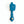 Wandklok Petrol Blauw