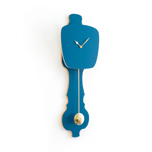 Wandklok Petrol Blauw
