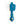 Wandklok Petrol Blauw