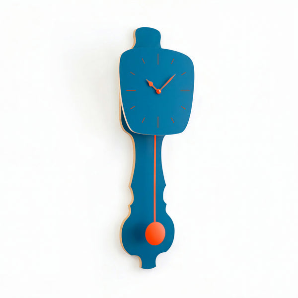 Wandklok Petrol Blauw