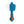 Wall Clock Petrol Blue