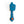 Wandklok Petrol Blauw