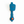 Wandklok Petrol Blauw