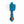 Wandklok Petrol Blauw