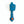 Wall Clock Petrol Blue