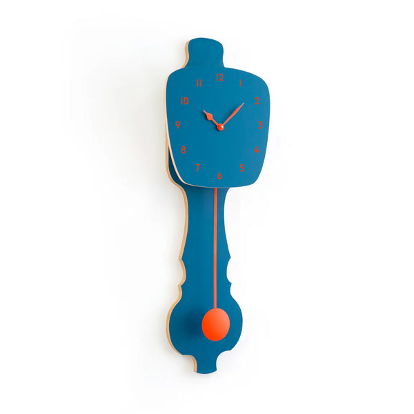 Wandklok Petrol Blauw