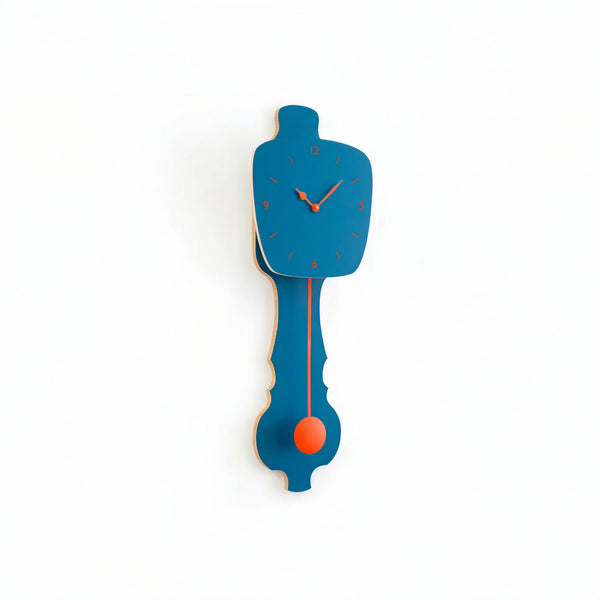 Wandklok Petrol Blauw