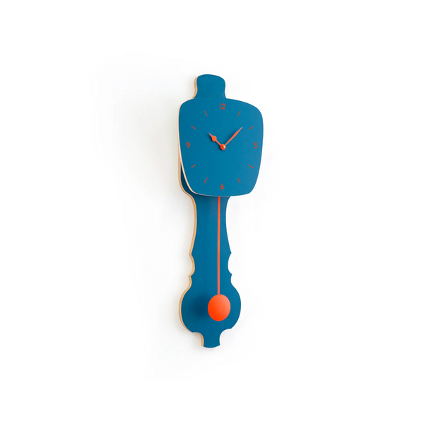 Wandklok Petrol Blauw