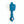 Wandklok Petrol Blauw