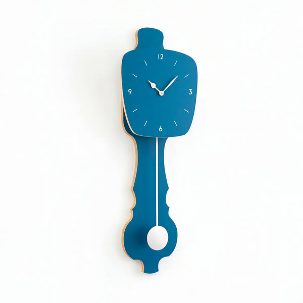 Wandklok Petrol Blauw