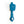 Wandklok Petrol Blauw