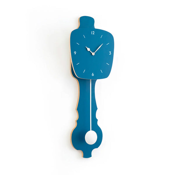 Wandklok Petrol Blauw