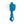Wandklok Petrol Blauw
